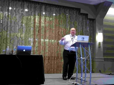 Bob Hausler, Dossier’s vice president of marketing and technology, gave product updates at the annual Dossier Summit.