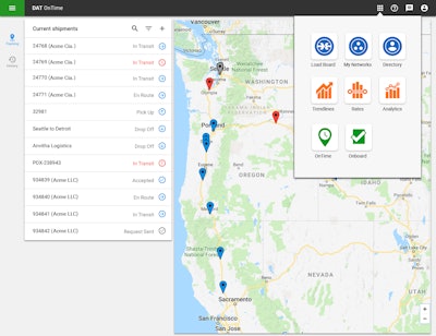 DAT is working to make tracking easy for all to use, says Eileen Hart, the company’s vice president of marketing and corporate communications. The company’s OnTime load tracking is integrated with a variety of solutions in the DAT portfolio.
