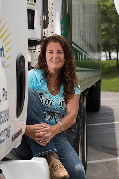One of the best ways to attract more women to driving careers is through positive role models. Joanne Fatta, a driver and trainer for Sunrise Transport, was named Overdrive’s 2015 Most Beautiful and says the subsequent media attention encouraged some young women to enroll in the training school where she teaches.