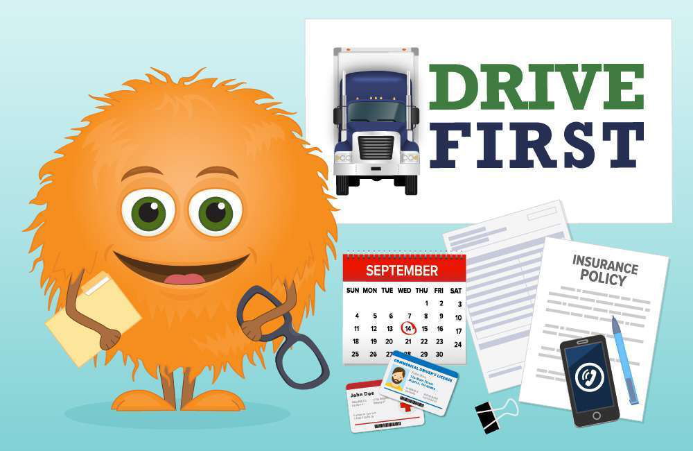 Drive First mascot