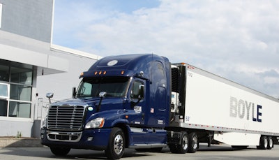 Boyle Transportation truck parked