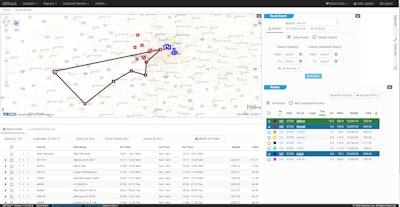 DRTrack from TMW Systems adds real-time visibility to the status of orders as routes progress.