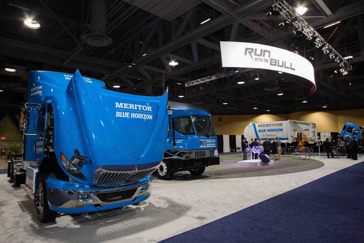 Meritor announces new EV tech brand Blue Horizon | Commercial Carrier ...