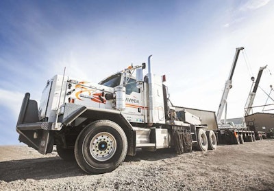 Heavy duty construction truck