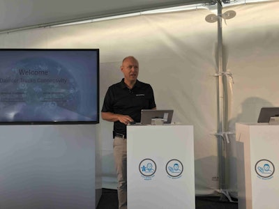 Marcus Claesson, Daimler Commercial Vehicles chief information officer.