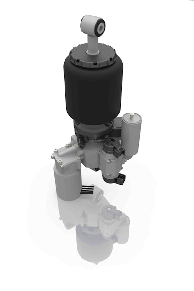 The active cabin suspension system cCAB: ZFs electronically controlled system can actively move the cabin and preemptively prevent undesired movements.