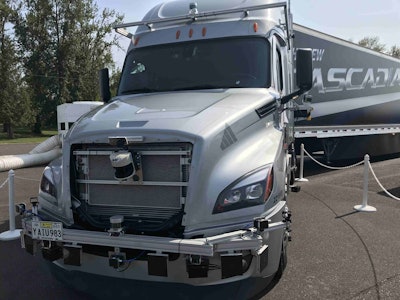 DTNA uses its data collection truck to learn how an autonomous truck interacts with its surroundings.