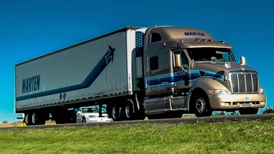 Marten Transport Tractor Trailer