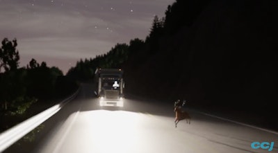 A trucker in front of John Doe panic-stopped to avoid a deer, so Doe also hit the brakes hard, causing a tied-down drum to break free and damage his trailer’s interior. Was this a preventable accident?