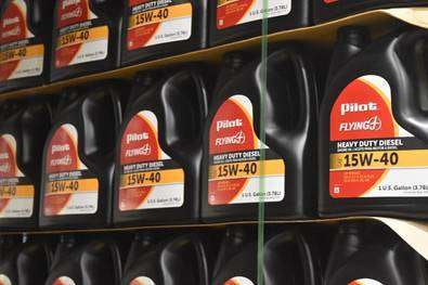 Pilot Flying J brand of heavy-duty diesel motor oil