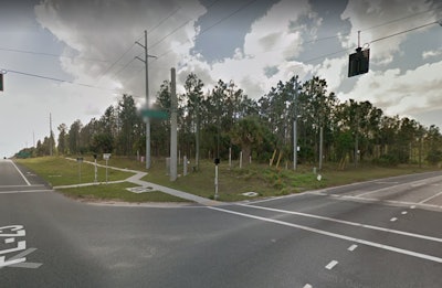 Lot in Davenport, Fla. where Rodriguez admitted to dumping sludge from processed cooking oil