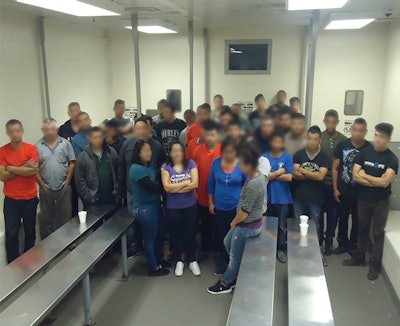 CBP reports that these illegal aliens were found inside a truck that attempted to flee from U.S. border agents Sunday on I-35 north of Laredo, Texas