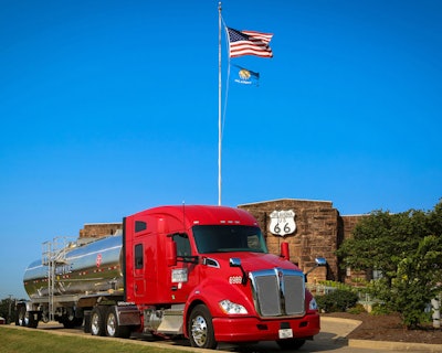 Groendyke Transport truck route 66