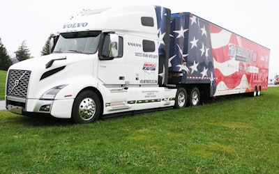 Volvo has provided America’s Road Team with a VNL 760 model tractor.