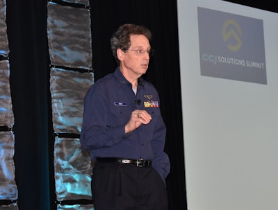 Noël Perry, an economist for Truckstop.com, spoke at CCJ’s Solutions Summit on Monday, warning that the economy could dip into a recession by 2020 and that the industry may be on a “dangerous equipment ordering bubble.”