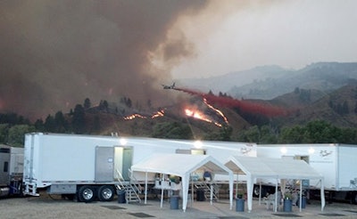 The National Mobile Shower and Catering Association is seeking hours relief for its member companies’ drivers operating under a Resource Order from a federal agency. (NMSCA photo)