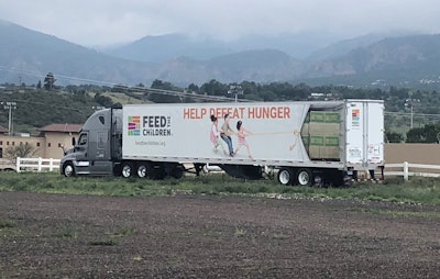 FTC Transportation fighting child hunger truck