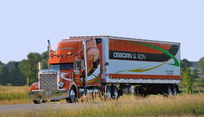 Osborn & son big orange truck