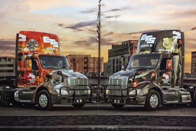 CTS, based in Green Bay, Wis., has specialty themed fire and police tractors.