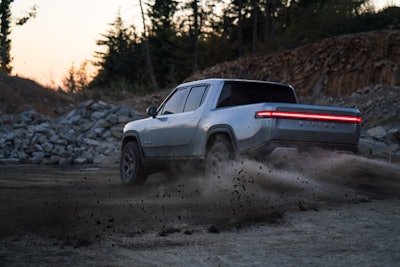 Rivian reports that its R1T will go from 0 to 60 mph in three seconds. A $500 million investment from Ford led to a partnership and goal to produce an EV using Rivian’s platform.