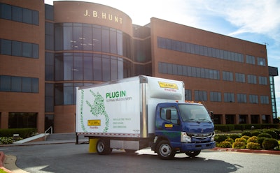 J.B. Hunt Electric Truck