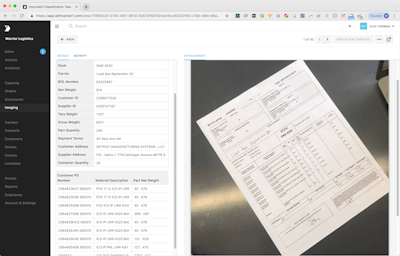 Vector’s mobile app has a back office system that can instantly read and transcribe information from printed documents and handwritten notes.