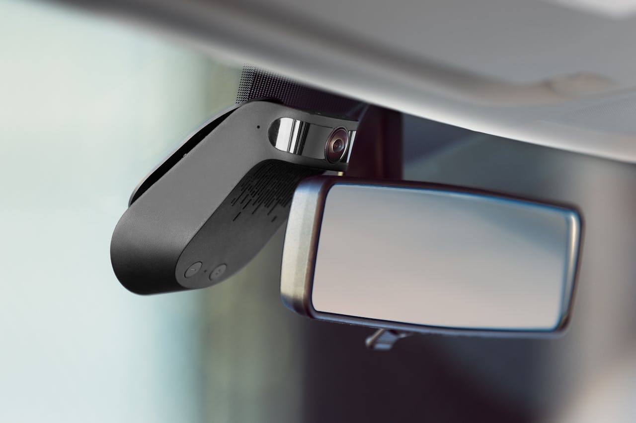 Nauto Prevent uses an inward-facing camera and algorithms to identify distracted driving behaviors while a vehicle is moving.
