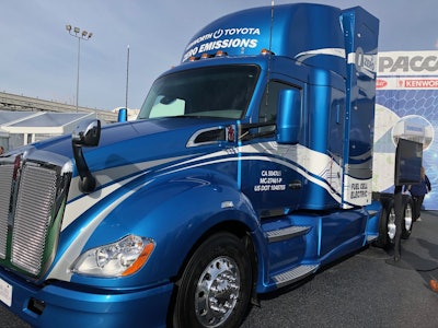 Kenworth and Toyota are collaborating to build and place 10 fuel cell electric trucks into operation in the L.A. basin as part of a grant program from the California Air Resources Board.