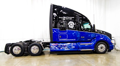 Kenworth will once again auction off a custom T680 in May with proceeds going to Truckers Against Trafficking.