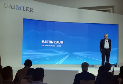 Daimler trucks CEO, martin daum