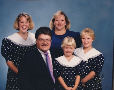 Lee Long and his family