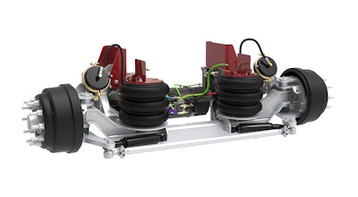 Link 20K self-steer auxiliary suspension
