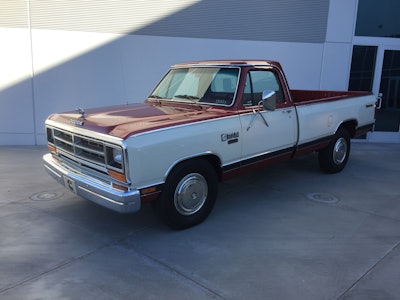 1985 Dodge Ram Prospector D001 prototype with Cummins now-iconic 5.9-liter 12-valve diesel