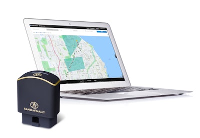 Rand McNally’s new DC100 device connects to a vehicle’s on-board diagnostics and sends information every 30 seconds to the DriverConnect portal, which is viewable on a computer or smartphone.