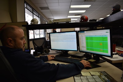 Anthony Vierra, director of operations, monitors drivers’ productivity metrics daily.