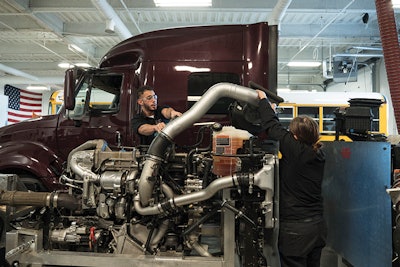 The trucking industry has been led by one generation for decades, and that generation is aging out of the workforce, says John Pfennig Jr., Navistar’s director of training delivery and recruitment.