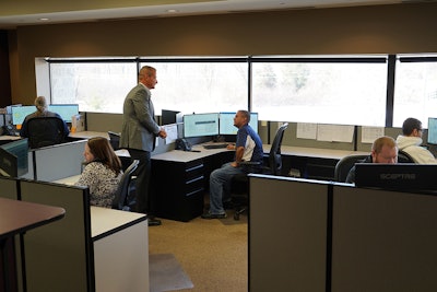 As an expedited transportation and freight management provider, Load One has to act quickly to secure offers via phone, email, websites and electronic data interchange tenders. Photo by Mary Rosecrans.