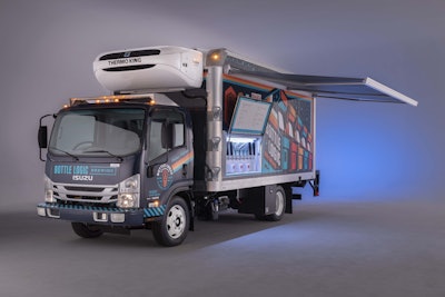Isuzu NRR craft beer truck