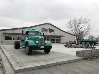 Classic truck on display at Legacy Lodge