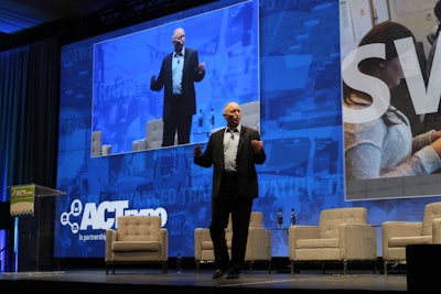 Nielsen gave the keynote address at ACT Expo on Wednesday