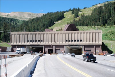 The Colorado DOT will study the feasibility of allowing hazmat loads to travel through the Eisenhower Tunnel on I-70. (CDOT photo)