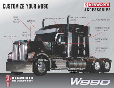 customize kenworth w990