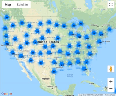 American Truck Parking’s site shows truck parking availability and truck parking locations. The FHWA-funded project also offers dynamic parking availability in eight states.