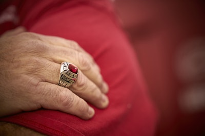 The ring drivers receive when they reach CertRED has spots to place up to 10 diamonds as they continue to advance.