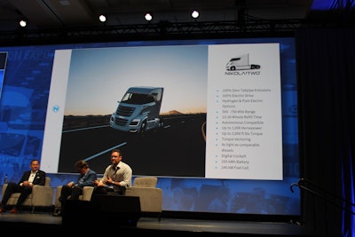 Milton, shown on the right, said battery costs are actually rising