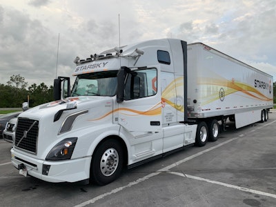 Starsky in June 2019 performed a 9.4-mile run in a completely unmanned truck at highway speeds on public roads.