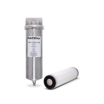 PetroClear DEF Dispenser Filter Housing and DEF Dispenser Filter Element