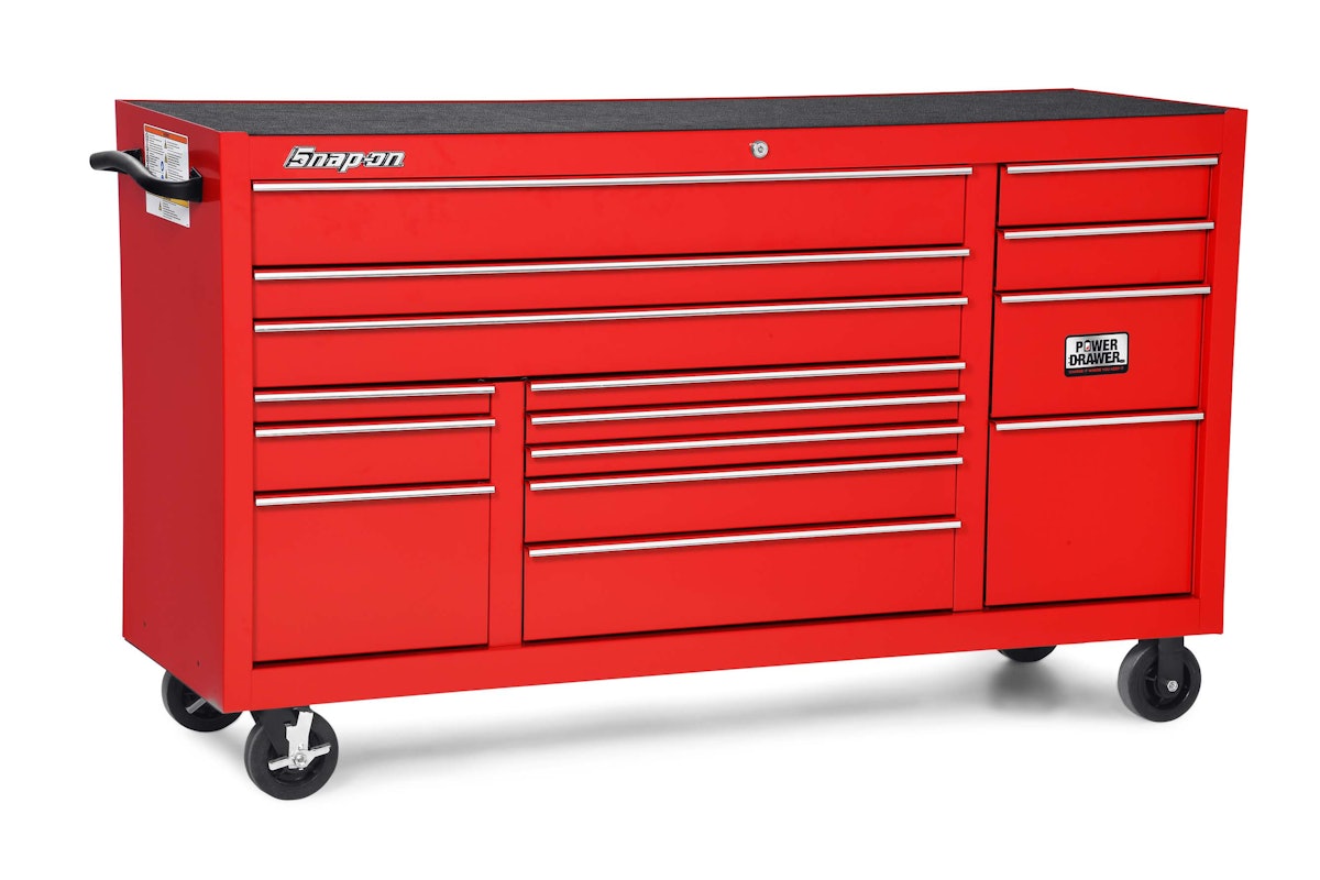 15 Drawer Double Bank Classic Series Roll Cab from Snap on