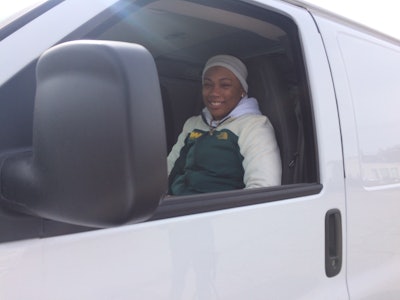 Elizabeth Orton started a furniture home delivery business last year and is keeping her trucks full with freight from the uShip marketplace.