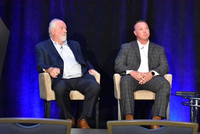 Barry Pottle, ATA chairman, and Josh Kaburick, TCA chairman, discussed the possibility of safely bringing 18-year-old drivers into the industry with technology and training.